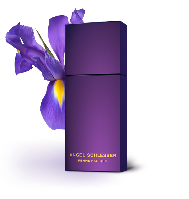 Angel Schlesser Parfums boccetta Femme Magique con fiore di Iris