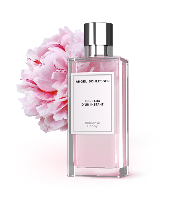 Angel Schlesser Parfums boccetta Immense peony con fiore di peonia