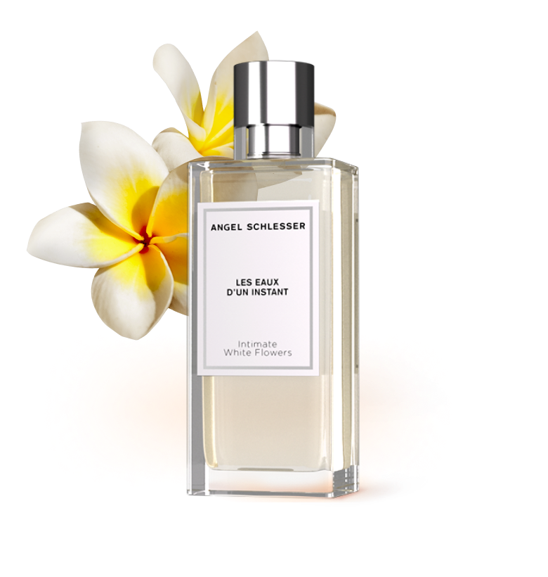 Angel Schlesser Parfums boccetta Intimate white flowers con fiore di tiare
