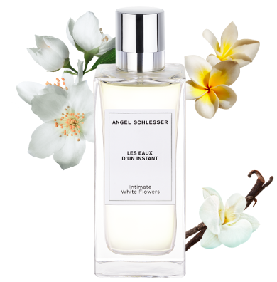 angel schlesser parfums intimate white flower bottle