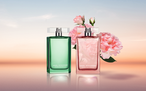 boccetta verde e rosa Femme Naturelle e Femme Naturelle Rose